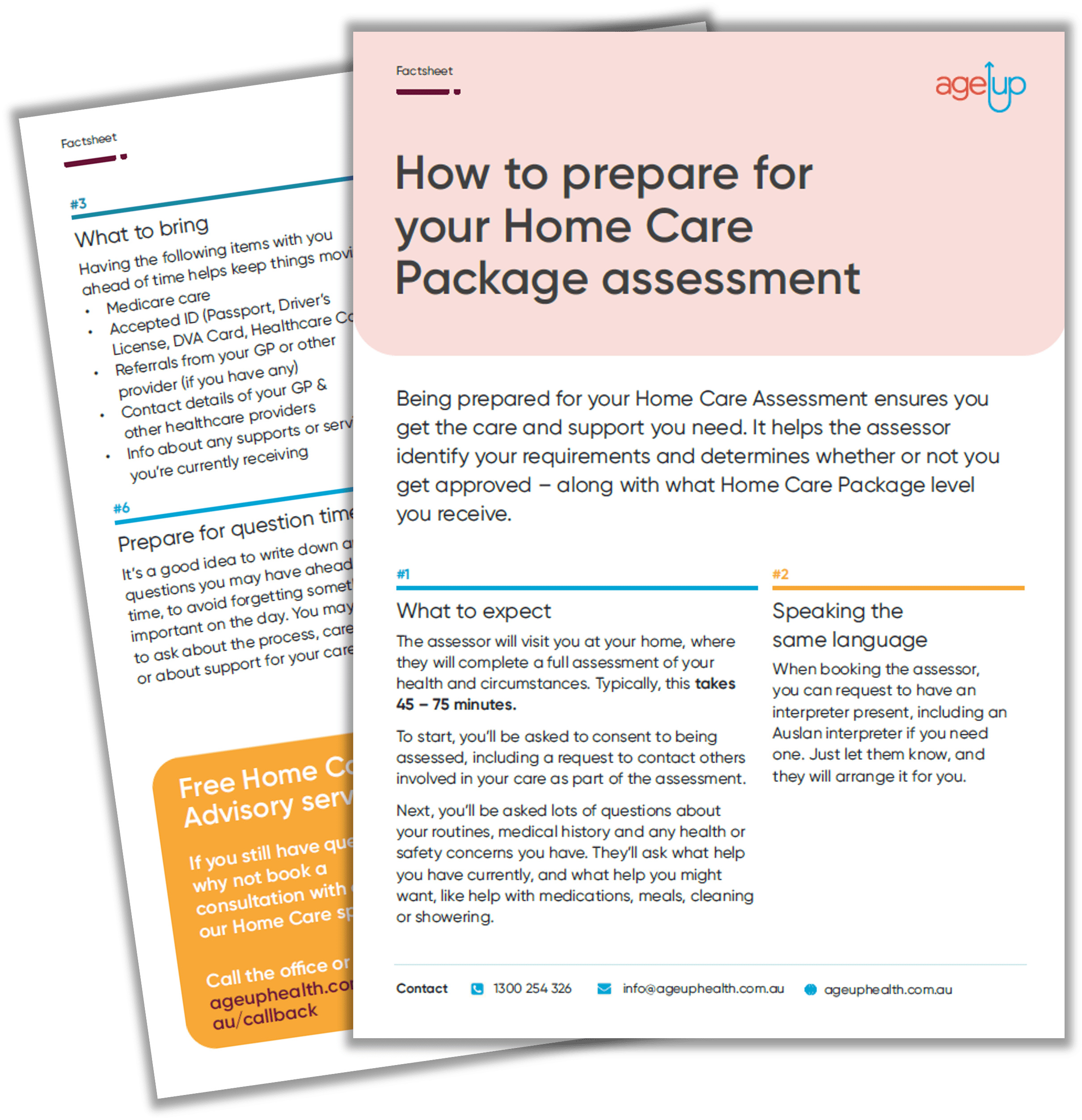 Age Up Health - How To Prepare For Your Home Care Package Assessment