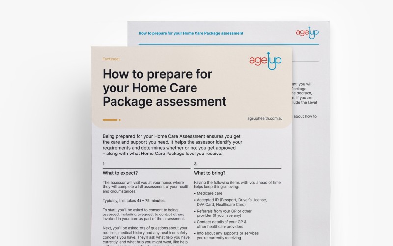 How to prepare for your Home Care Package assessment