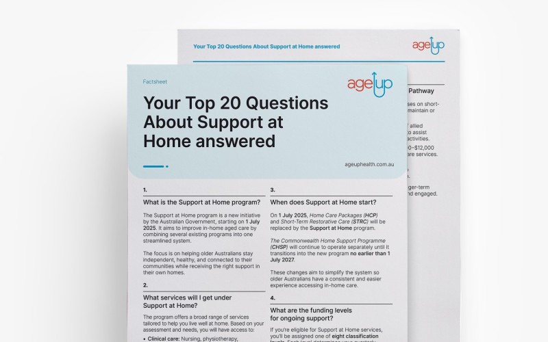 Your Top 20 Questions About Support At Home